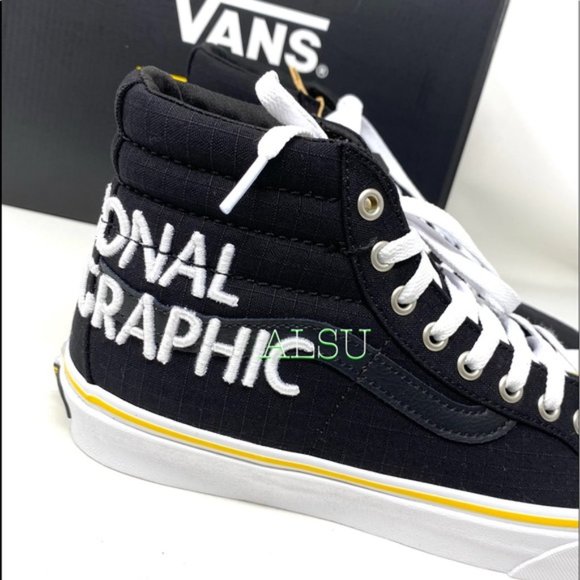 💖MEGA SALE💖VANS SK8-HI Reissue Nation Geographic Black Women's 6.5 VN0A3TKPXHP - Picture 5 of 14